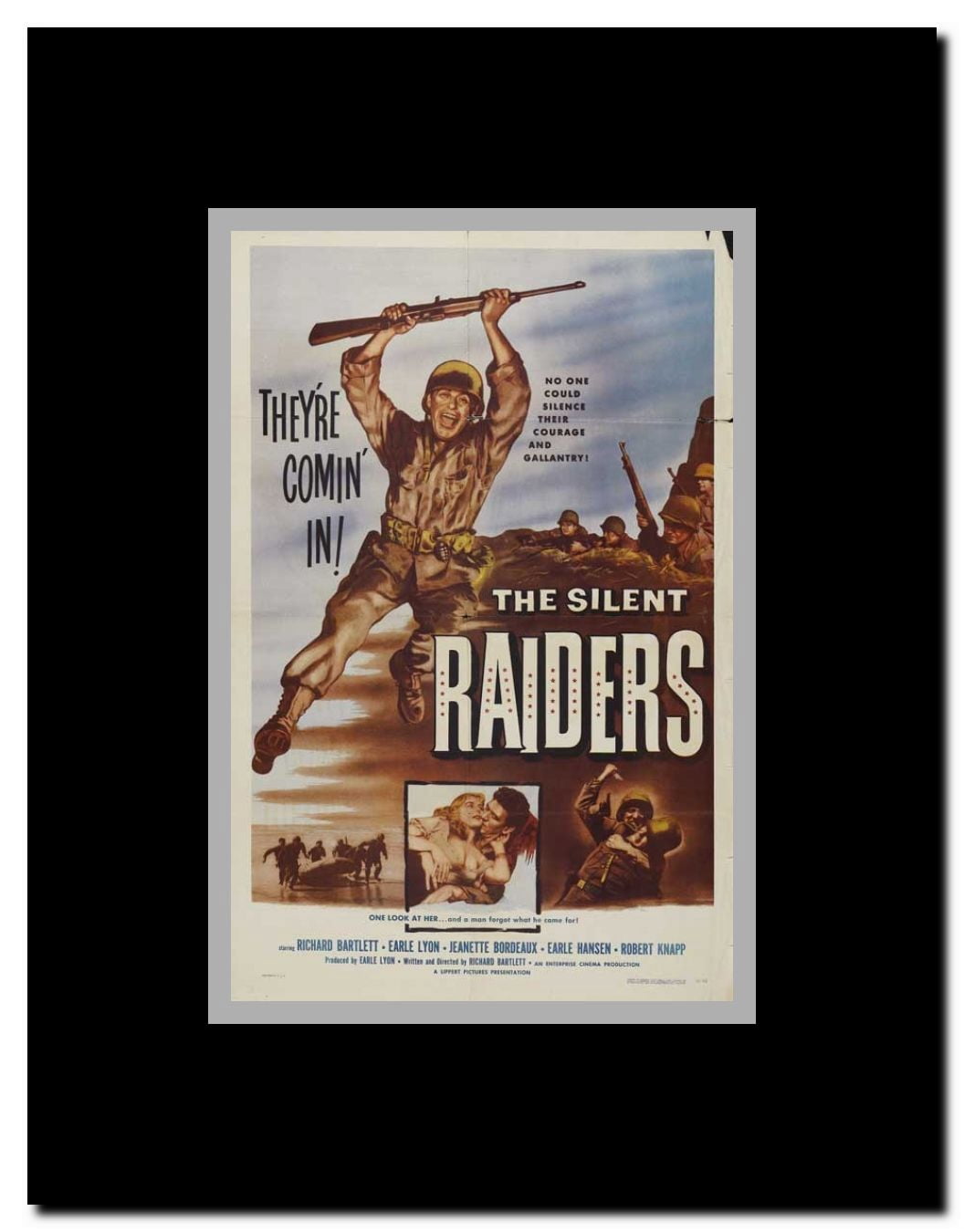 Silent Raiders Framed Movie Poster