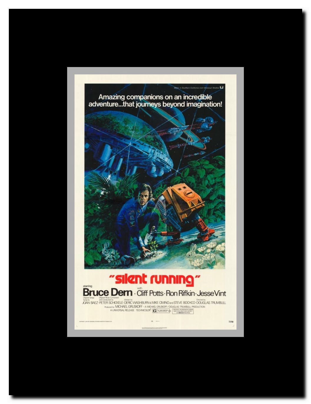 Silent Running Framed Movie Poster