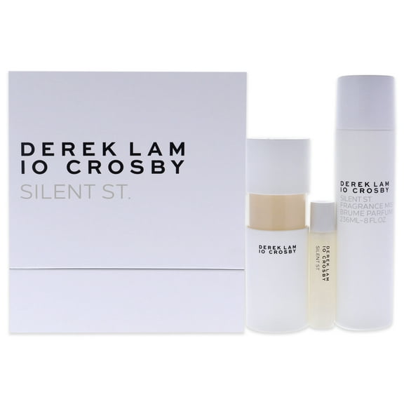 Derek Lam Silent St Spring , 3 Pc Gift Set 3.4oz EDP Spray, 10ml EDP Spray, 8oz Fragrance Mist