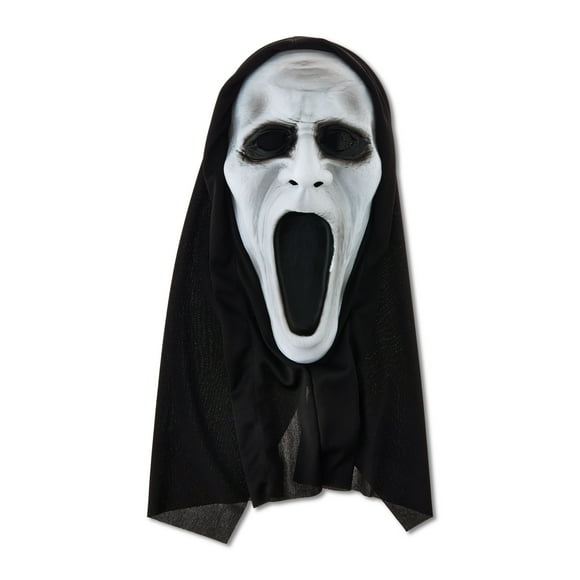 Silent Screamer Mask for Unisex Adults, White, Halloween Costume Accessory, by Way to Celebrate