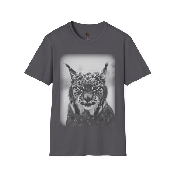 Silent Snow Lynx Tee - Comfort Wear and Wildlife Care