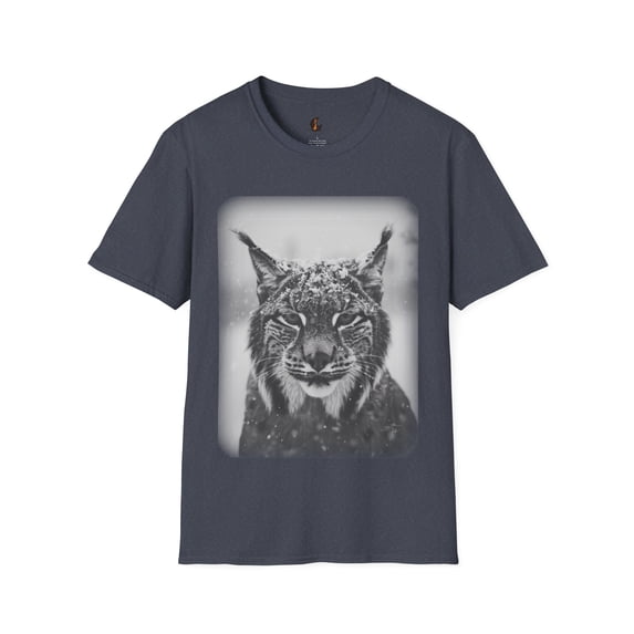 Silent Snow Lynx Tee - Comfort Wear and Wildlife Care