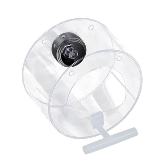 Silent Spinning Exercise Wheel for Small Pets Durable Transparent Design Safe and Quiet Running Wheel for Hamsters Gerbils Mice and Small Rodents