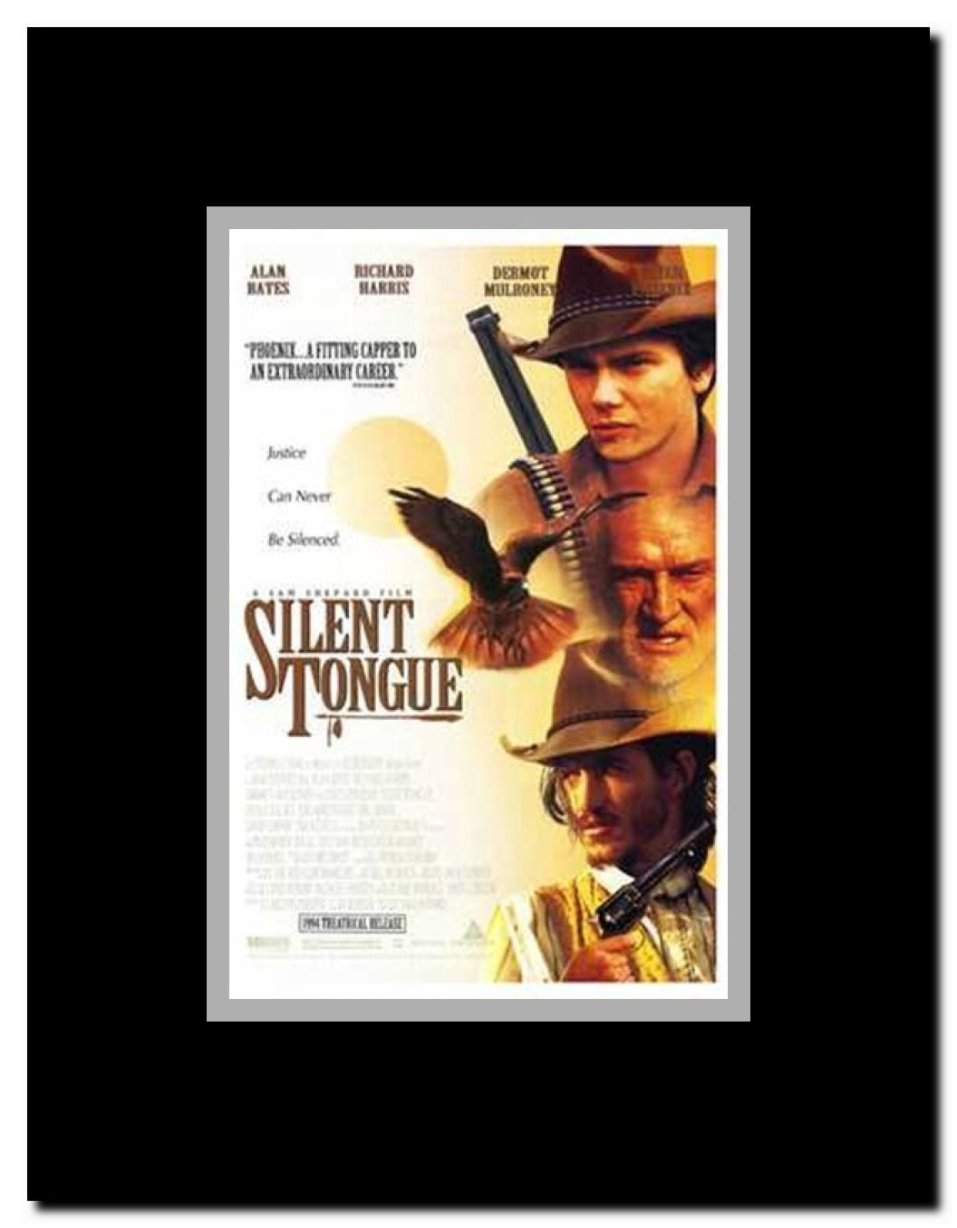 Silent Tongue Framed Movie Poster
