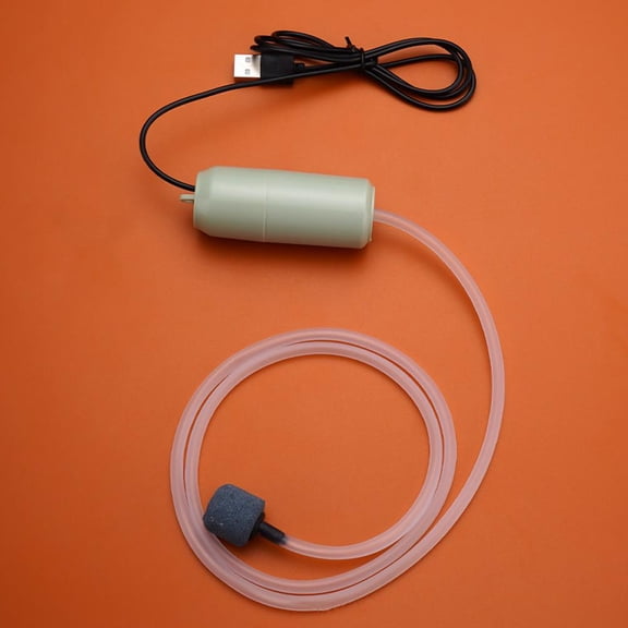 Silent USB Aquarium Oxygen Pump for Portable Fish Tank Aeration. I0Z9