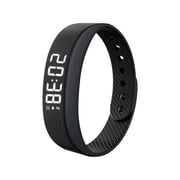 Silent Vibrating Alarm Wristband for Heavy Sleepers, Wake Band with Gentle Vibration, Shock Alarm Bracelet for Adults, Wearable Alarm Clock That Wont Wake Your Partner,Black
