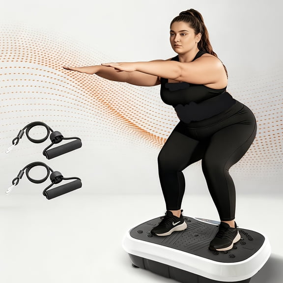 Silent Vibration Plate USB-Powered - Silent Motor, 1-100 RPM Speed Control, Whole Body Fitness for Lymphatic Drainage & Toning, Home Gym Equipment, No Battery – Ideal for Independence & Labor Day