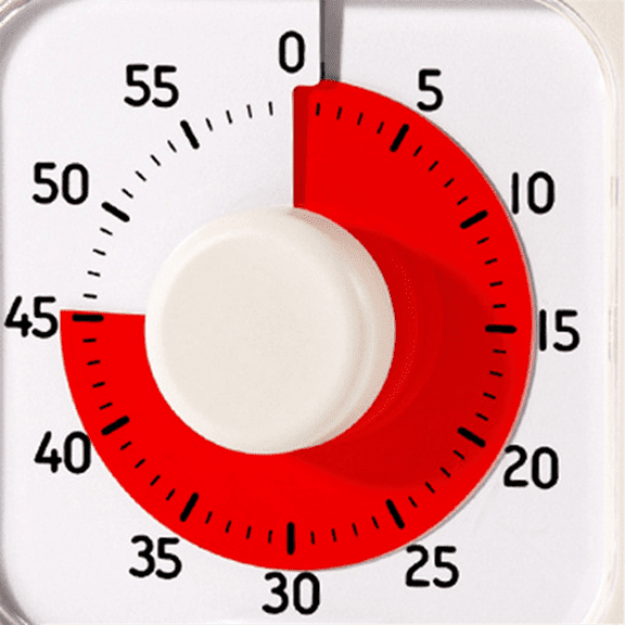 Silent Visual Timer 60-Minute Stopwatch Alarm Clock Countdown Timer with Stand Visualization Kitchen Cooking Timer Blue