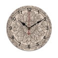 thumbnail image 1 of Silent Wall Clock 34cm/13.39in Round Wall Clock Boho Bohemia Hanging Clock for Home Living Room Bedroom Kitchen Non Ticking Battery Operated Living Room Mute Clock, 1 of 5