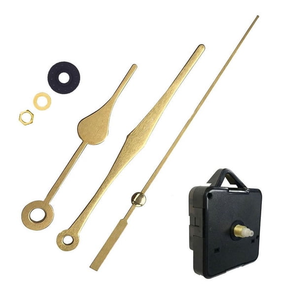 Silent Wall Clock Movement Diy 18#008 Gold Second Hand Integrated Hanging Long Axis 16Mm Thread 8Mm Dial Thickness Within 4.6Mm Model