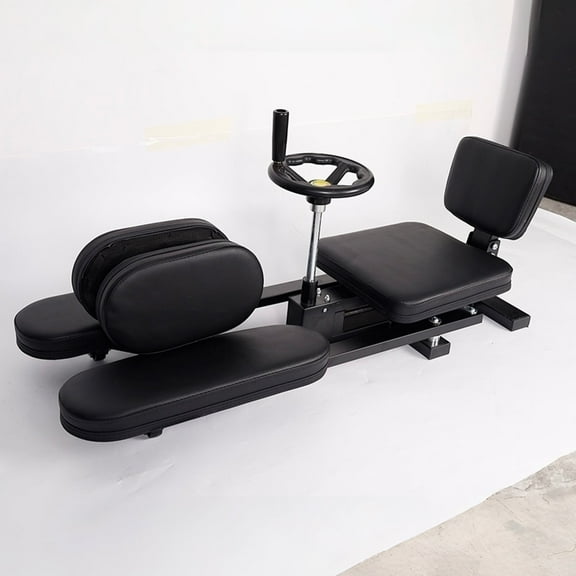 400 LBS Heavy Duty Split Adjustable Leg Stretcher, Leg Stretcher Machine , Black Metal Split Machine Training Equipment, 38.5x16.5x15 Inch for Dancers