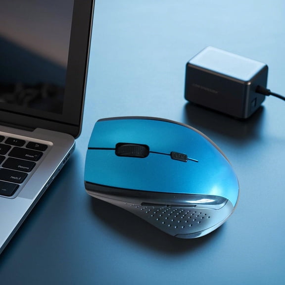 Silent Wireless Ergonomic with Advanced Quiet Click Technology for Comfortable Computing and Portable Travel Use