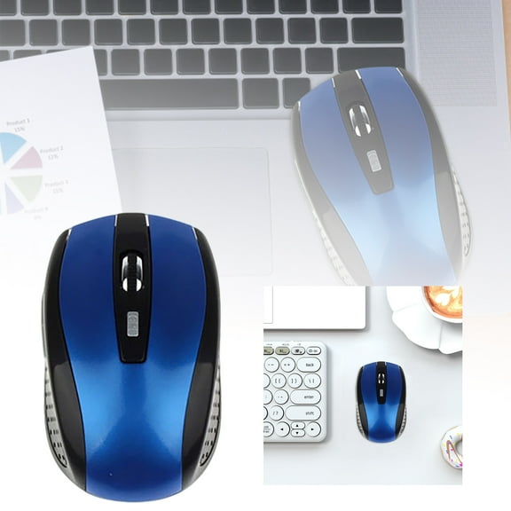 Silent Wireless Mouse - Ergonomic, Long - battery - for Office and Travel Use