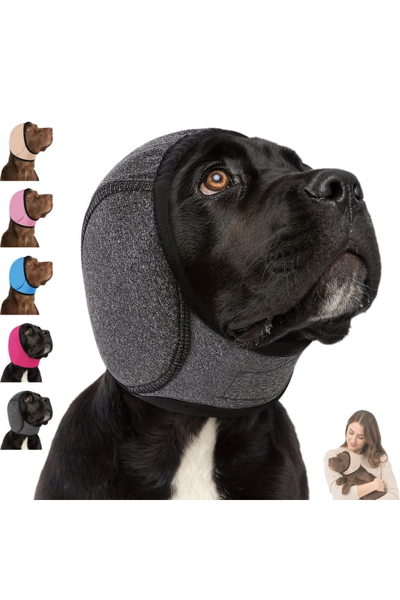 Silent Wuff Dog Earmuffs, Silentwuff for Dogs, Soundproof Noise-Reducing Wrap with Adjustable Velcro Straps, Soft, Breathable, And Machine-Washable Fabric, Ideal for Dogs