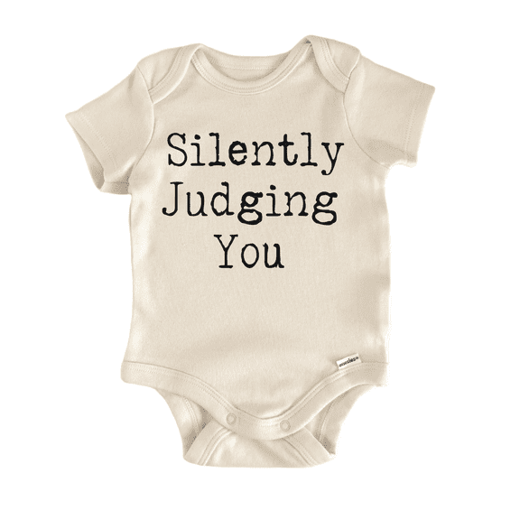 Silently Judging You Newborn Baby Bodysuit