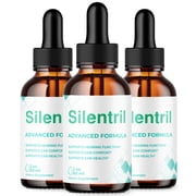 Silentril Ear Health Support Drops Natural Formula Healthy Hearing Supplement 90 Servings
