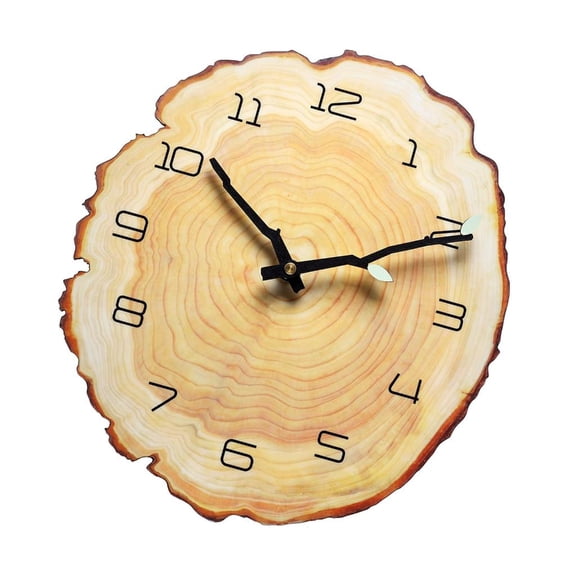 Silents None-Ticking Clock Decorative Clock Battery Operated Wall Clock for Home