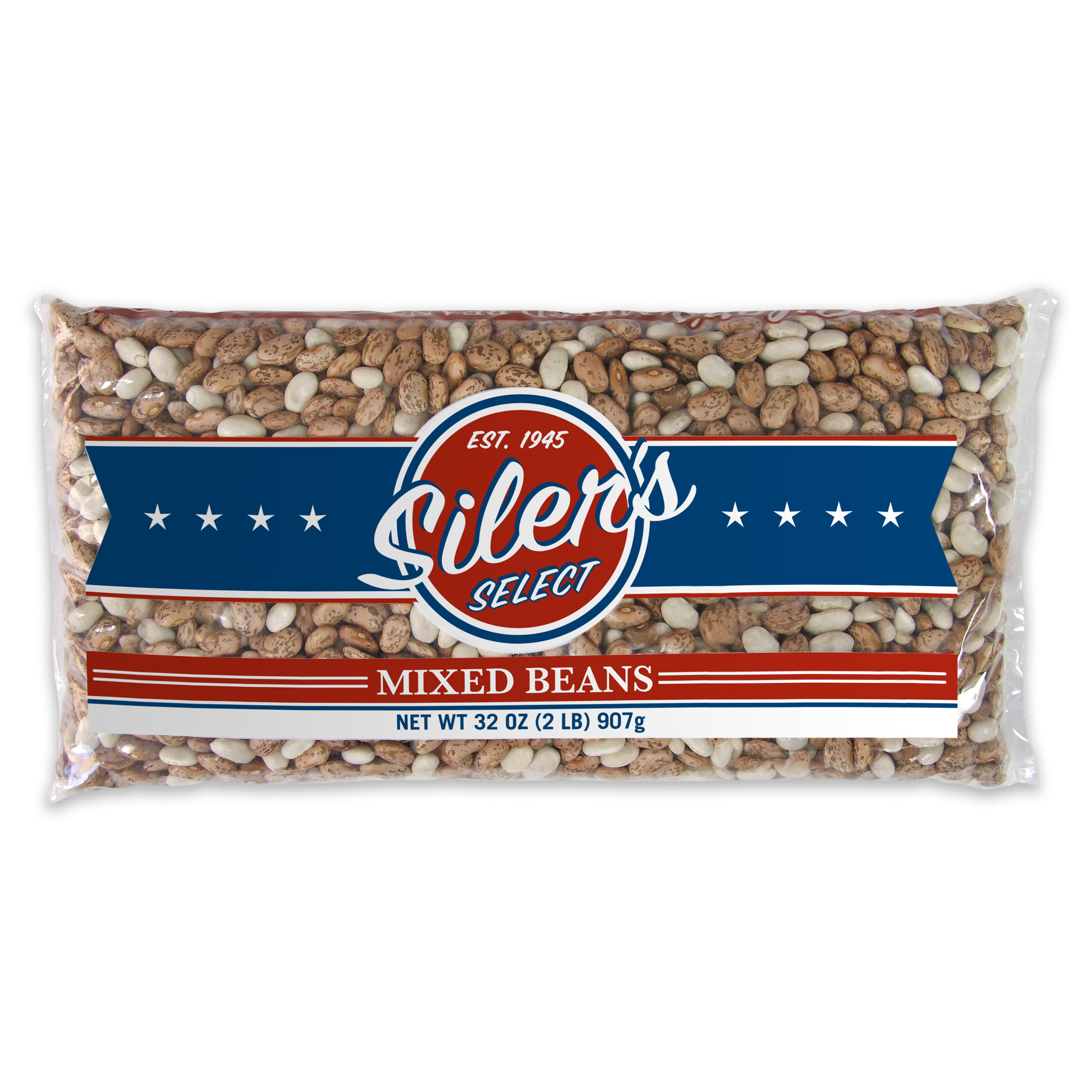 Silers Selected Beans Dried Mixed Beans, 32 oz