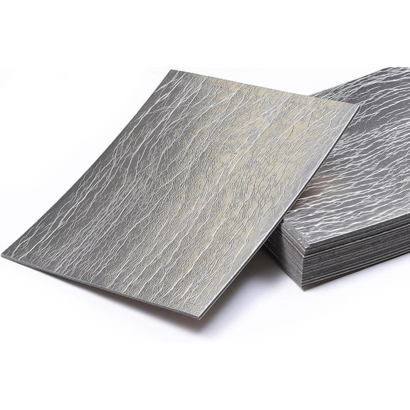 Siless Liner 157 mil (4 mm) 51 sqft Aluminum Foil Finish Car Sound Deadening & Heat Insulation Closed Cell Foam - PE Foam Sound Deadener