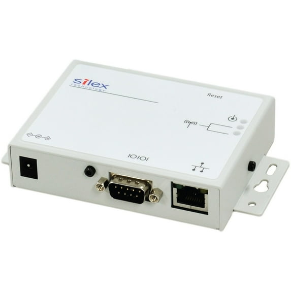 Silex SD-300 Wired Serial Server - 1 x Network (RJ-45) - 1 x Serial Port - Fast Ethernet - Desktop