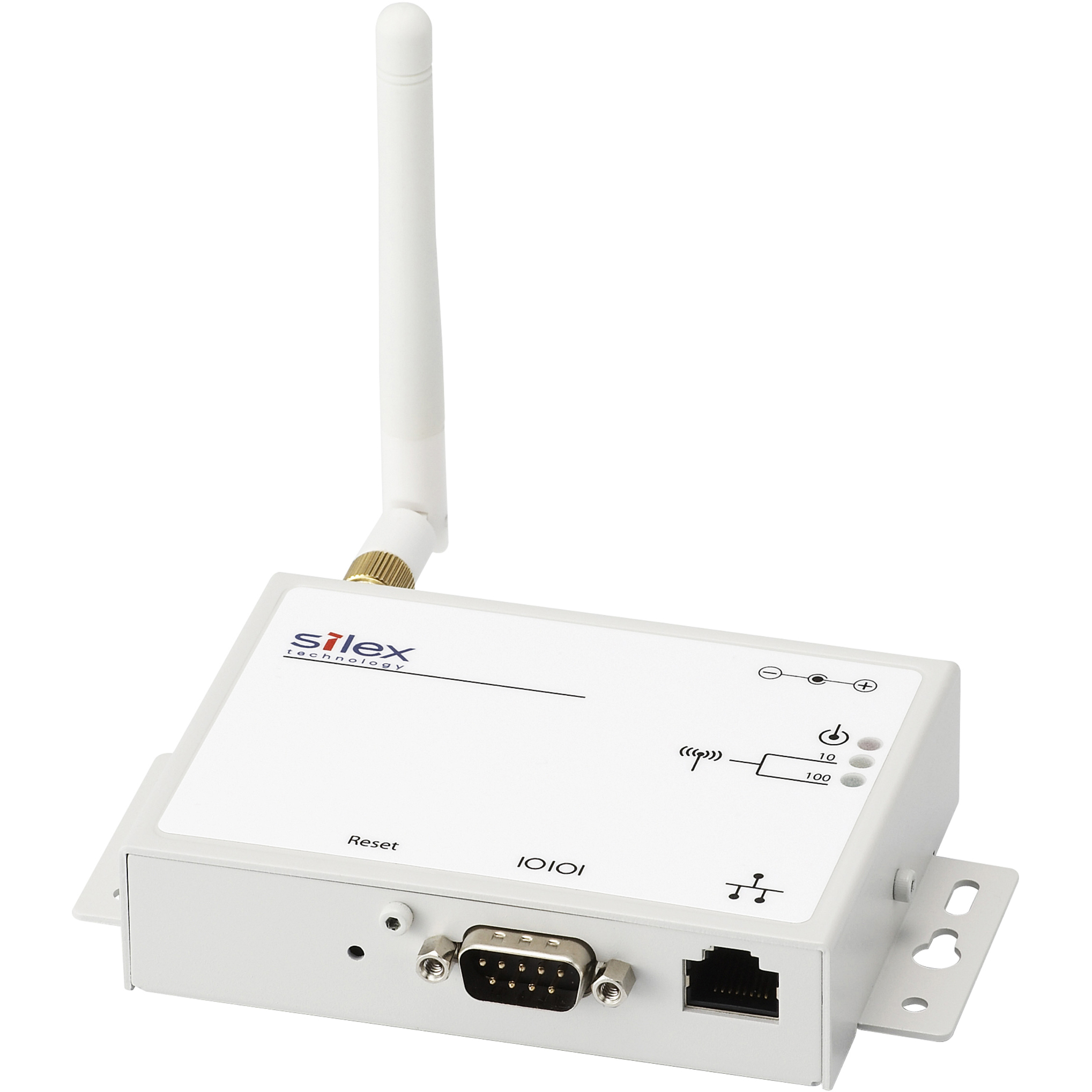 Silex Serial Device Server, Wireless, RS232 DB9, 802.11g, 802.1x, US Power Supply