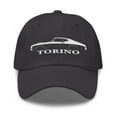 thumbnail image 1 of Silhouette 1972 Gran Torino Dad hat for Muscle car Owners Enthusiasts Automotive Cap (Dark Grey), 1 of 6