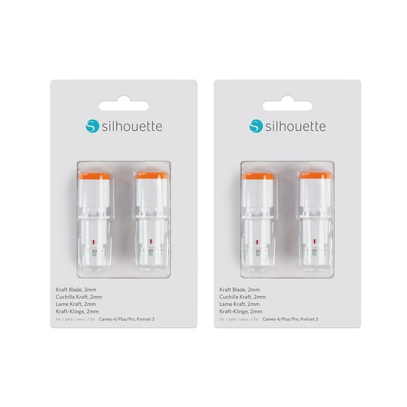 Silhouette America 2mm Kraft Blade Bundle White 2/Bundle (BD-SUPP-417)