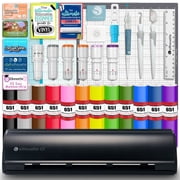 Silhouette Black Cameo 5&alpha; Alpha w/ Deluxe Blade & Tool Pack, Mat Pack, Guides