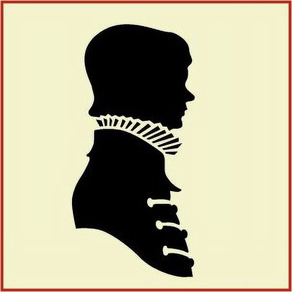 Silhouette Boy Stencil - Shadow Art Head Silhouette Profile Cameo Template Reusable Laser Cut Mylar Template for Painting Home Decor Crafts - The Artful Stencil