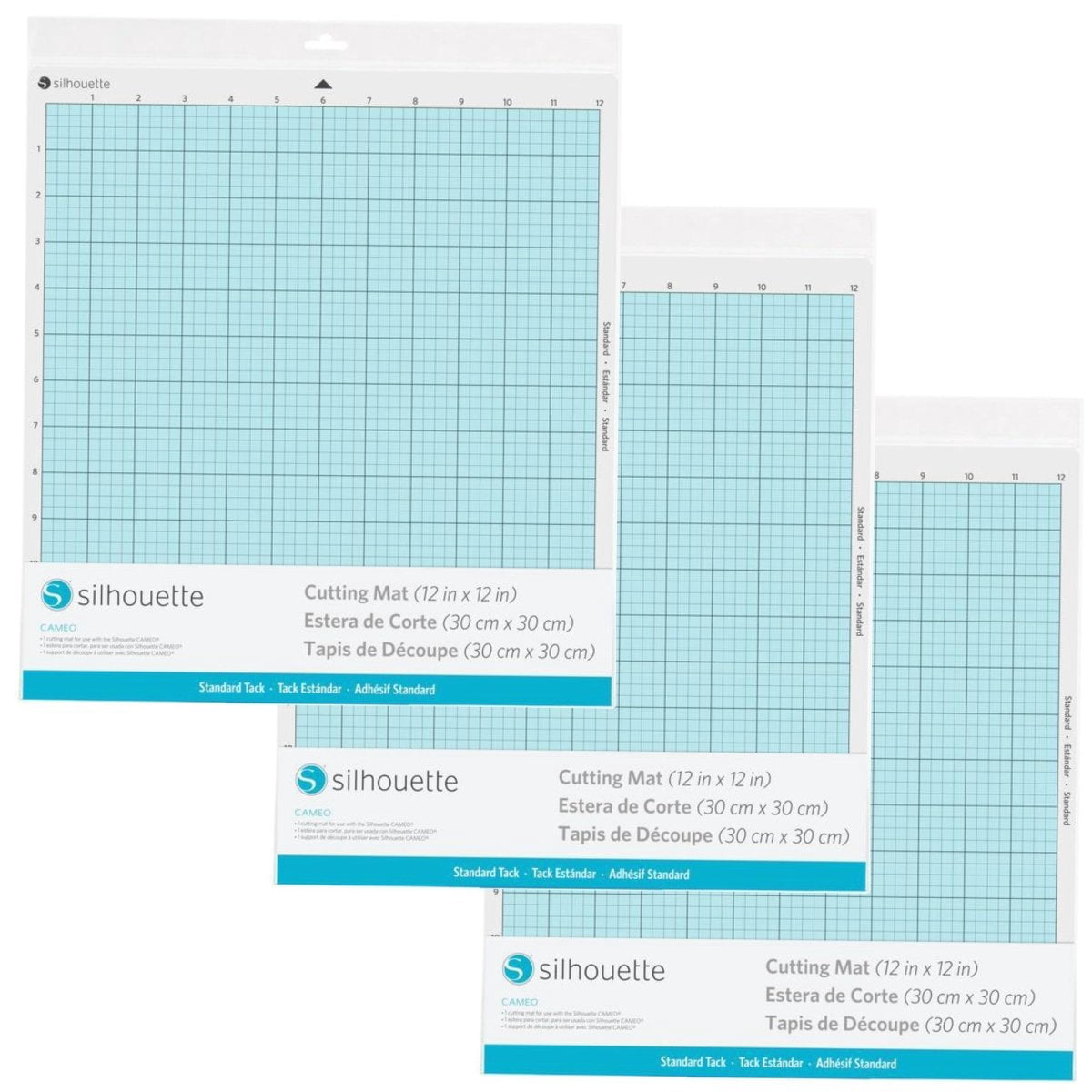 Silhouette Cameo 12" x 12" Standard Cutting Mat - 3 Pack