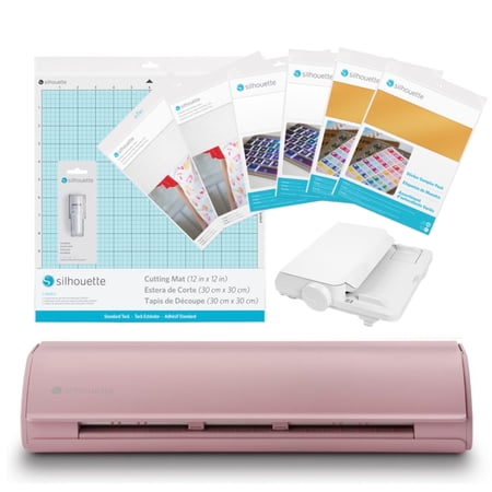 Silhouette Cameo 5 (Matte Pink) Cutting Machine - Print and Cut Bundle