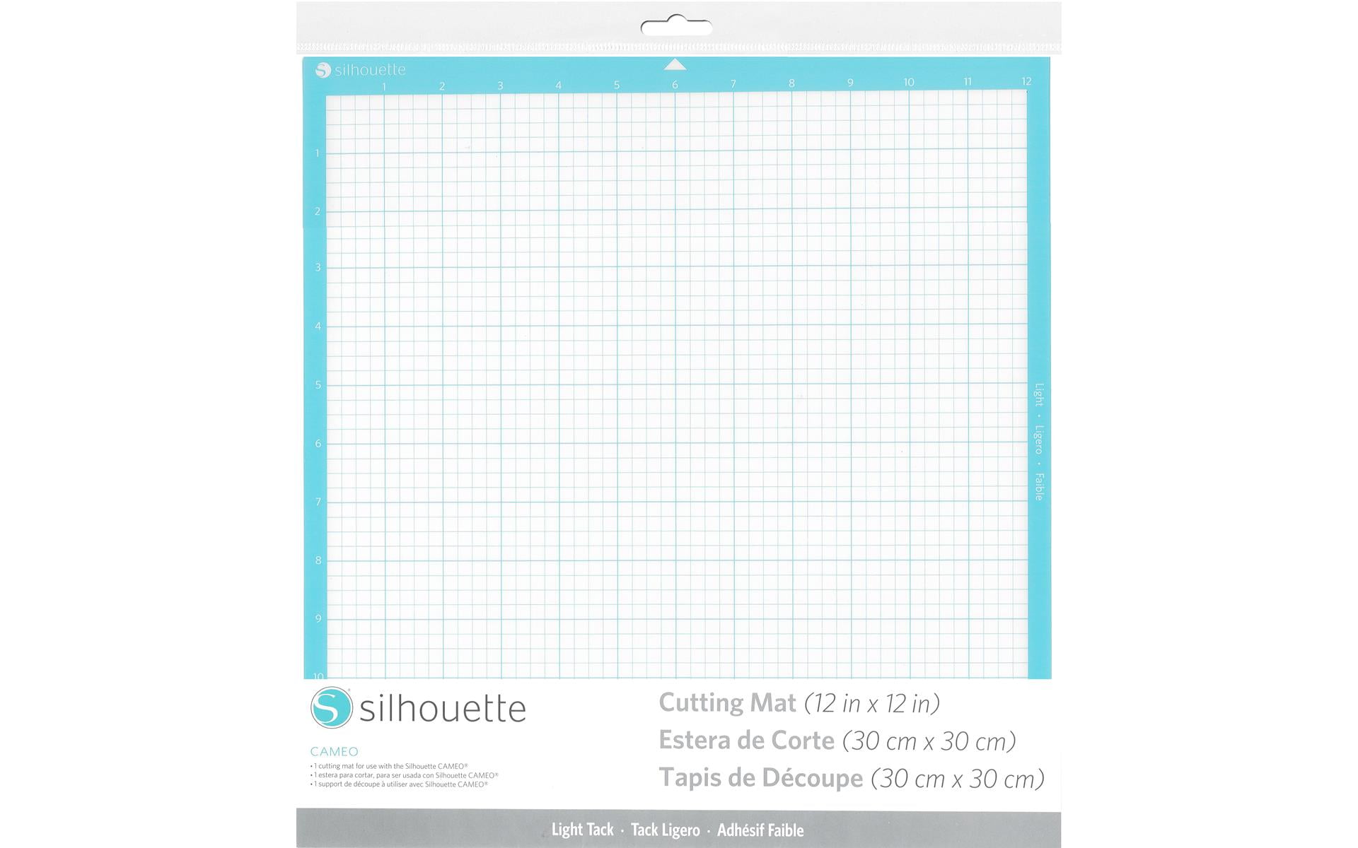 Silhouette Cameo Cricut Explore Cutting Mat, 12x12 Inch, 5PCS, Transparent  Adhesive, Measuring Grid 