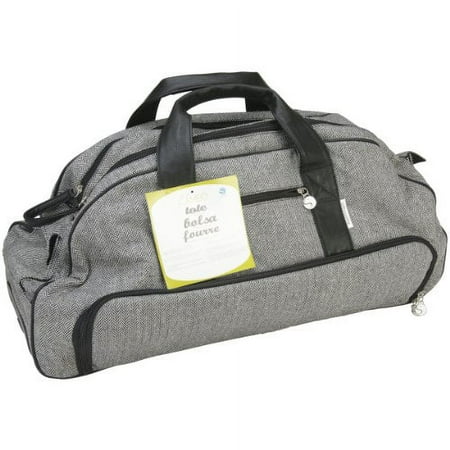 Silhouette Cameo Tweed Rolling Tote