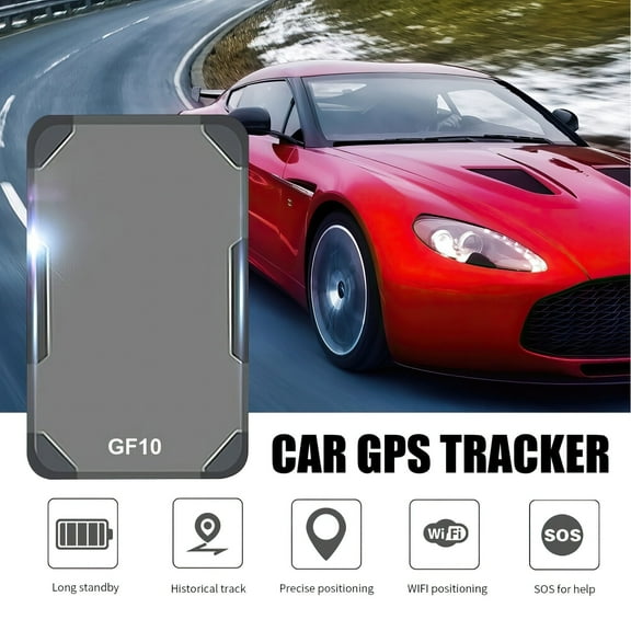 Silhouette Car Satellite GPS Tracking Device for Safety Security + GPS card SIM