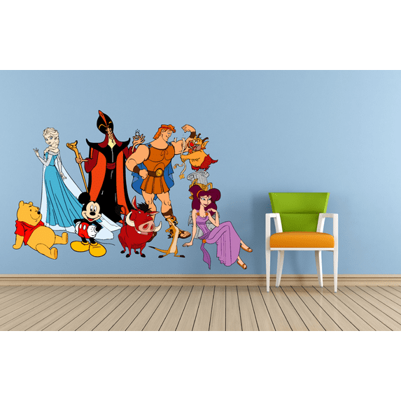 Silhouette Customized Wall Decal - Custom Vinyl Wall Art - Personalized Name - Baby Girls Boys Kids Bedroom Wall Decal Room Decor Wall Stickers Decoration Size (20x12 inch)