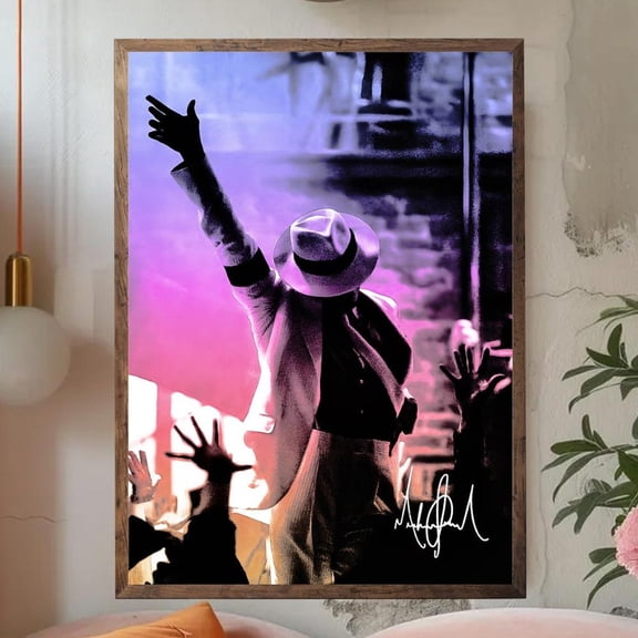 Silhouette Dance Minimalist Move Wall Art Room Decor V4, Unframed Poster