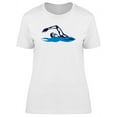 thumbnail image 1 of Silhouette Diver T-Shirt Women -Image by Shutterstock, Female Small, 1 of 2