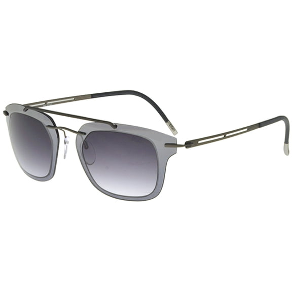 Silhouette - EXPLORER LINE EXTENSION 8690, Geometric titanium men SILVER/GREY SHADED