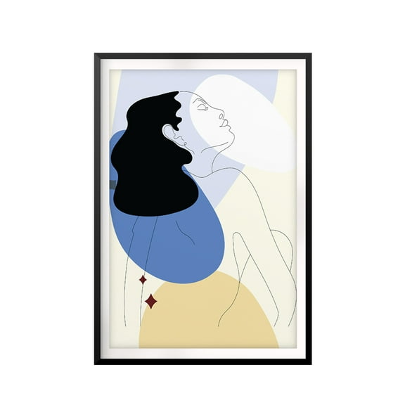 Silhouette Evening 5 x 7 UNFRAMED Print Silhouette Wall Art