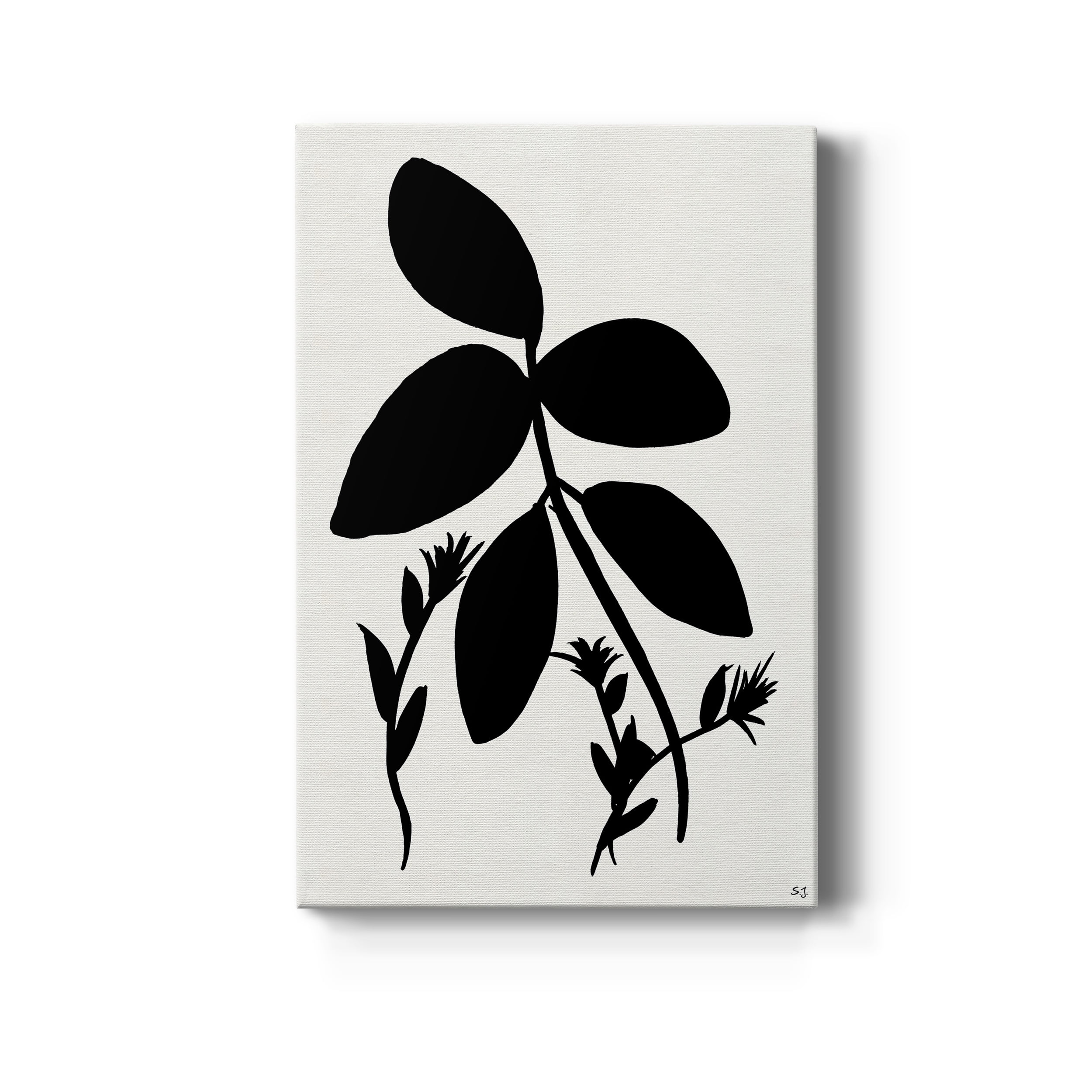 Silhouette Garden II Premium Gallery Wrapped Canvas - Ready to Hang - 40 x 60