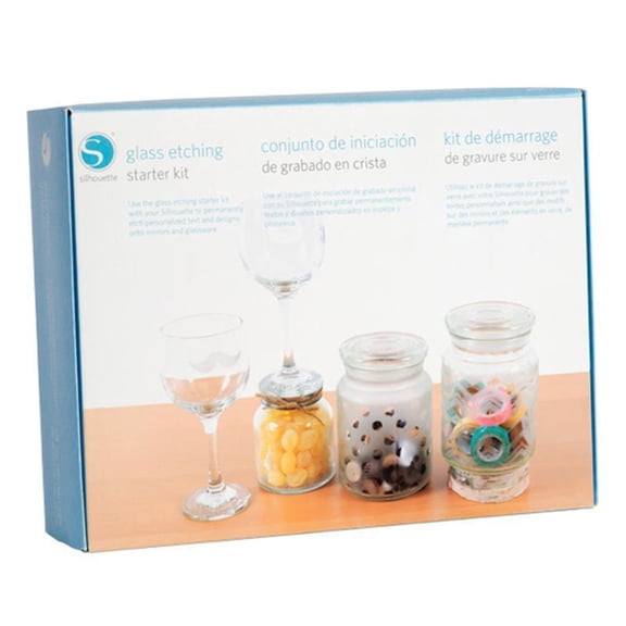 Silhouette Glass Etching Starter Kit