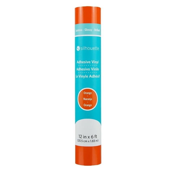 Silhouette Glossy Permanent Vinyl - 12" - Orange
