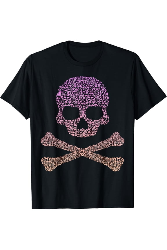 Silhouette Icon Pirate Shirt Skull & Crossbones Girls Pirate T-Shirt