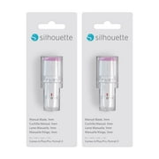 شفرة يدوية من Silhouette، عبوة من قطعتين، مقاس 1 مم