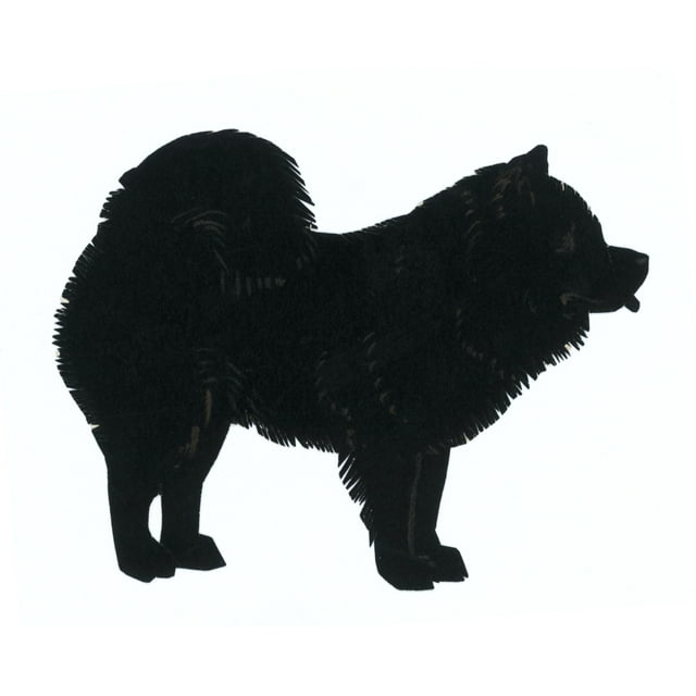 Silhouette Of A Chow Chow Poster Print By ®H L Oakley Mary Evans (36 X 24)