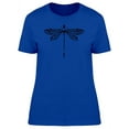 thumbnail image 1 of Silhouette Of A Dragonfly T-Shirt Women -Image by Shutterstock, Female Medium, 1 of 2