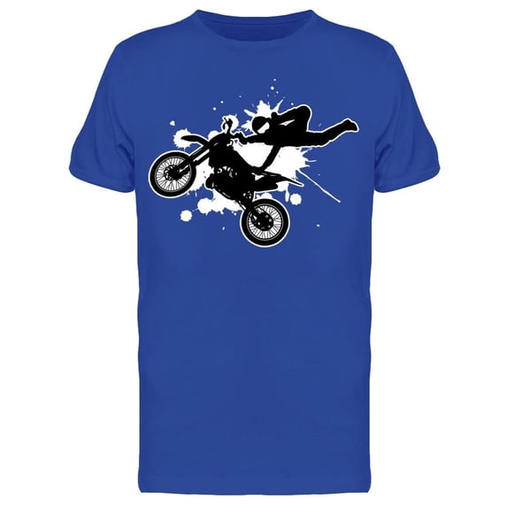 Silhouette Of A Motorcycle Tee Men's -Image by Shutterstock