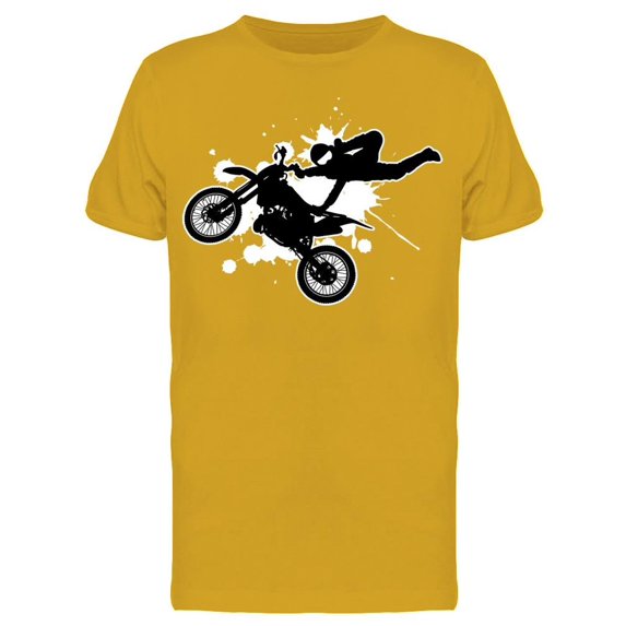Silhouette Of A Motorcycle Tee Men's -Image by Shutterstock