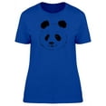 thumbnail image 1 of Silhouette Of A Panda Head T-Shirt Women -Image by Shutterstock, Female Large, 1 of 2