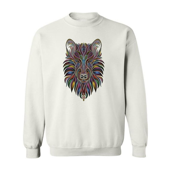 Silhouette Of A Wolf, Sweatshirt Men -Image by Shutterstock, Male 3X-Large